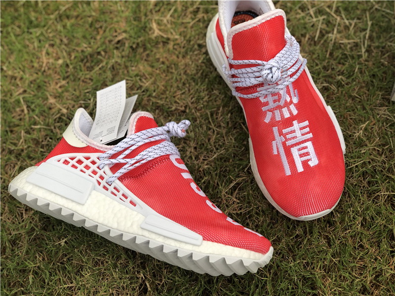 Super max Adidas NMD Human Race Pharrell China Exclusive Red(98% Authentic quality)